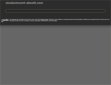 Tablet Screenshot of nicolavincent-abnett.com